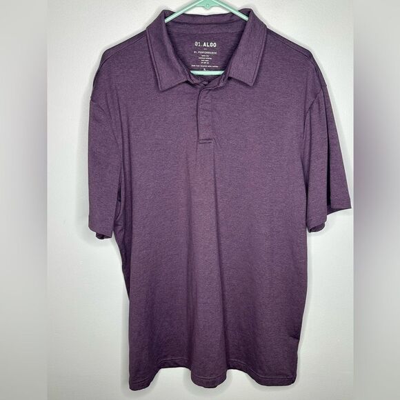 01.Algo polo shirt men’s size XL short sleeve 01 Performance SPF 40 - Picture 1 of 3